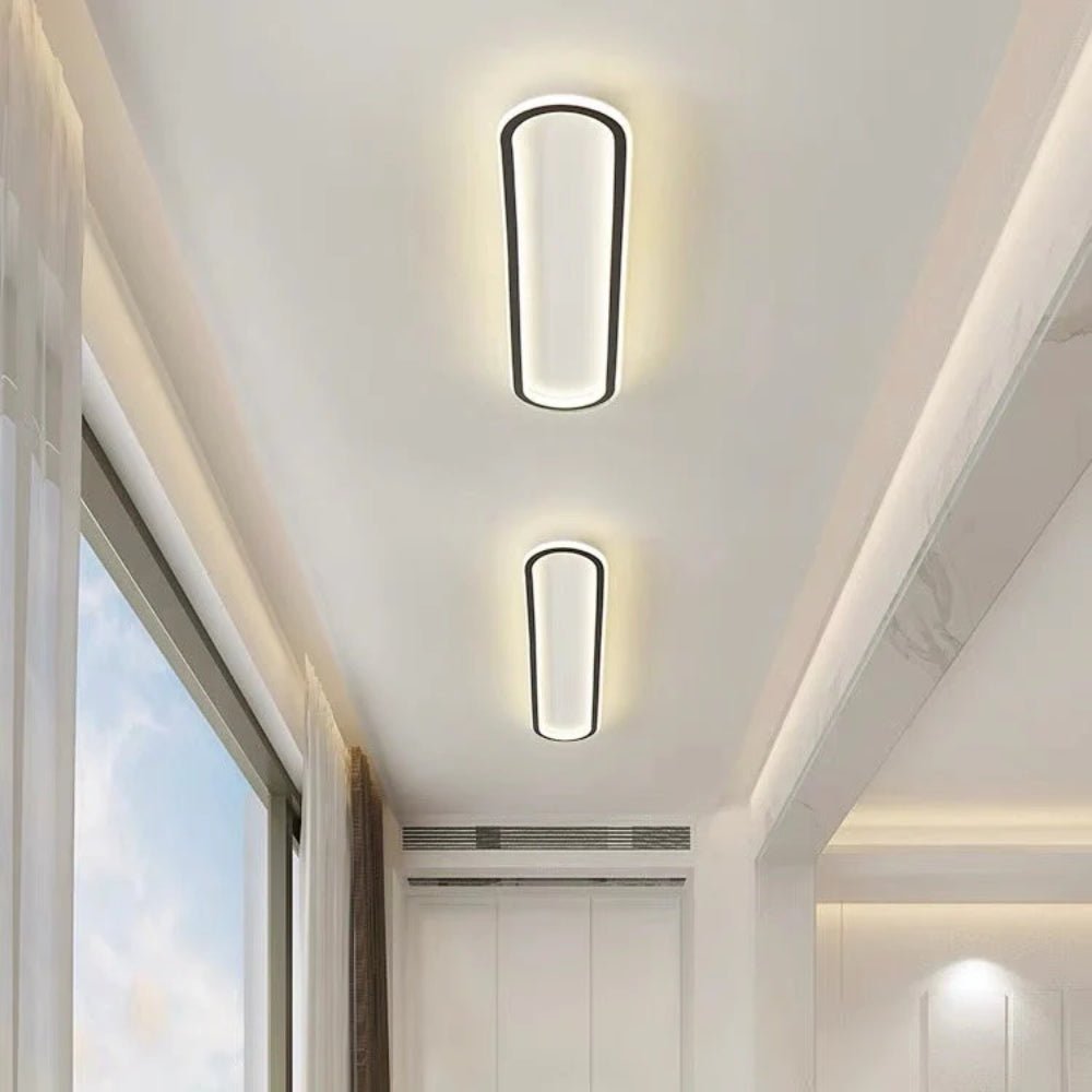 36palcové lineární LED stropní světlo do chodby s kovovým designem