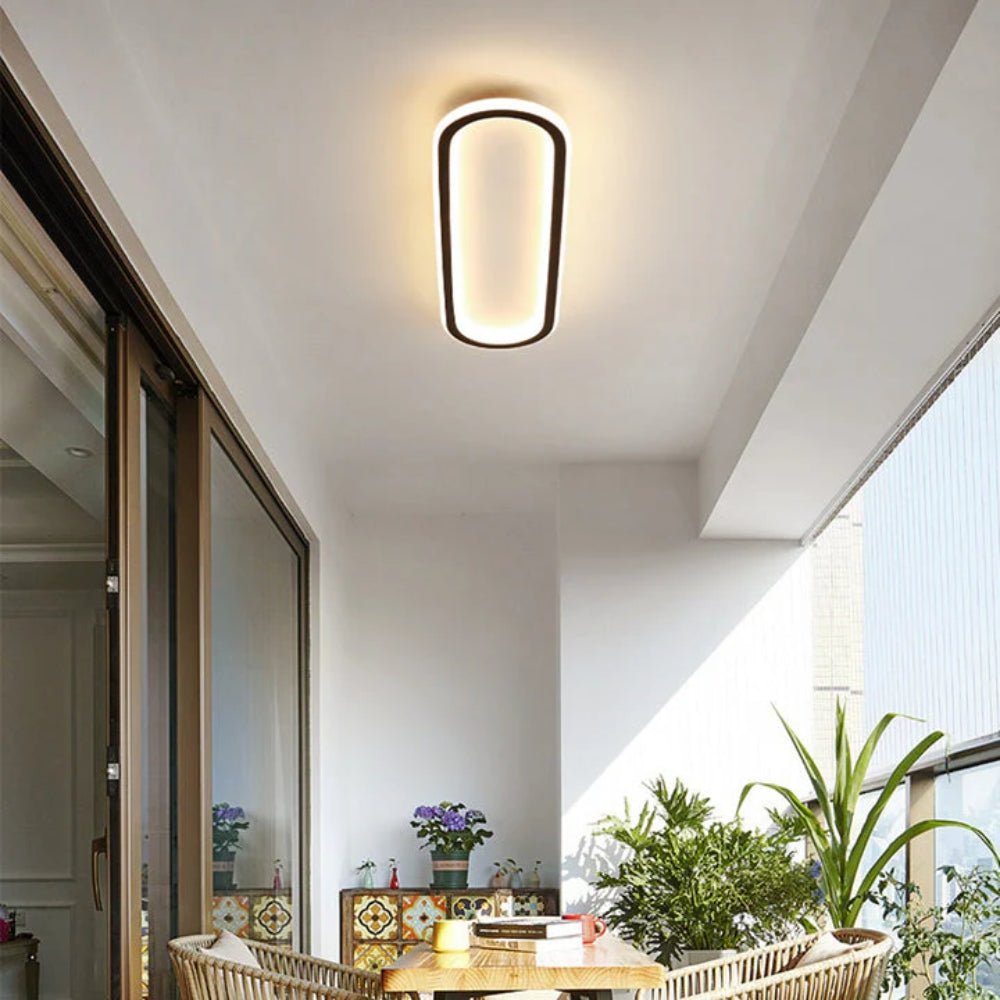 36palcové lineární LED stropní světlo do chodby s kovovým designem