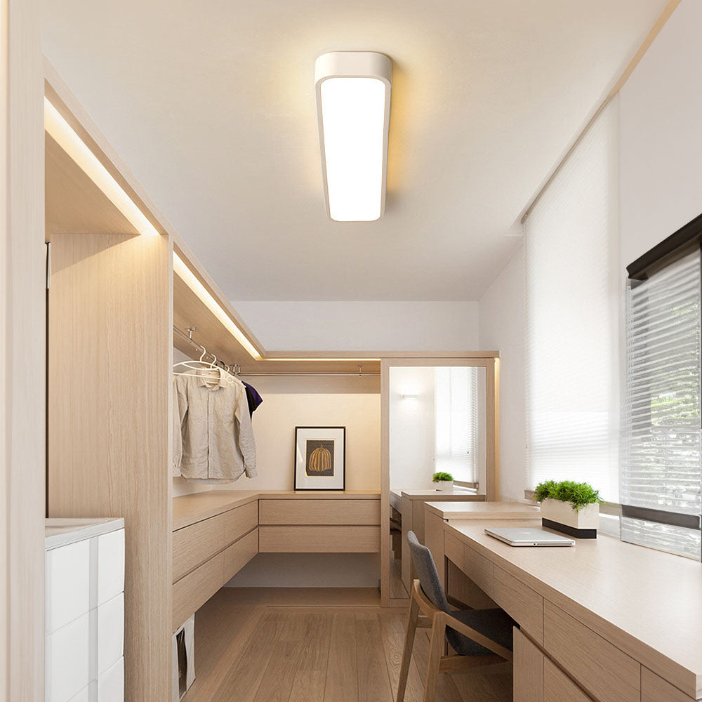 Hosszú LED mennyezeti lámpa | Minimalista fekete vagy fehér kivitel