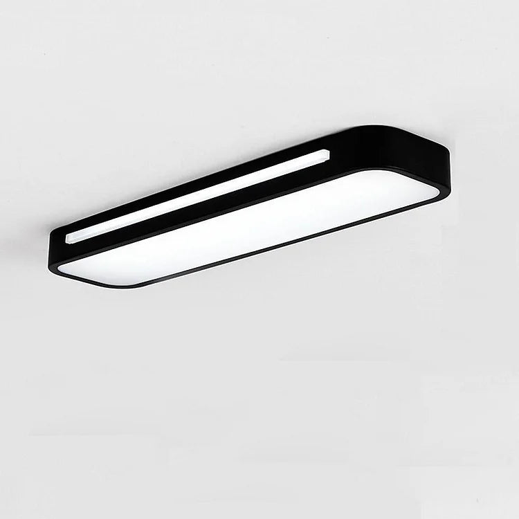 Hosszú LED mennyezeti lámpa | Minimalista fekete vagy fehér kivitel
