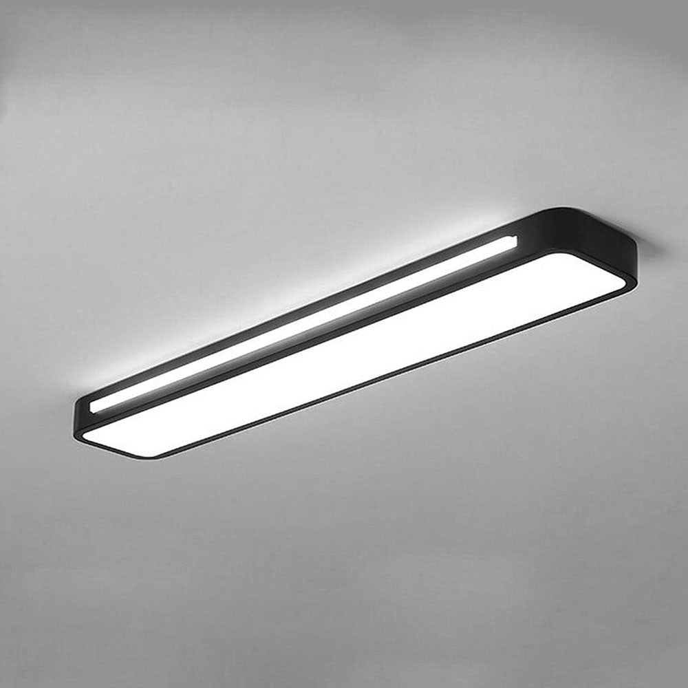 Hosszú LED mennyezeti lámpa | Minimalista fekete vagy fehér kivitel