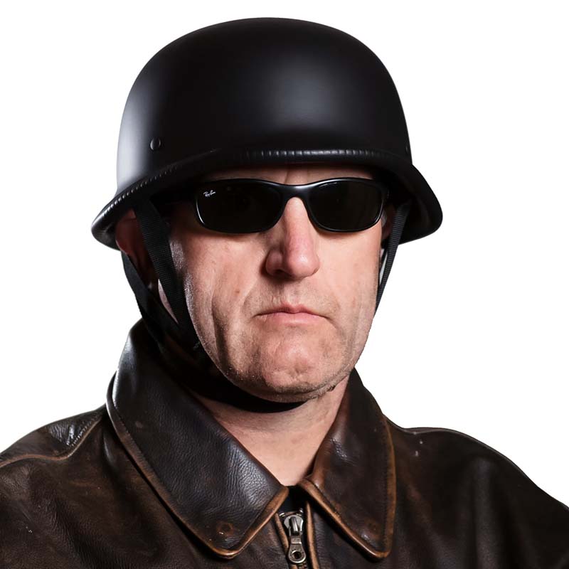 Outlaw Motorrad-Halbschalenhelm | ECE- und DOT-zugelassen