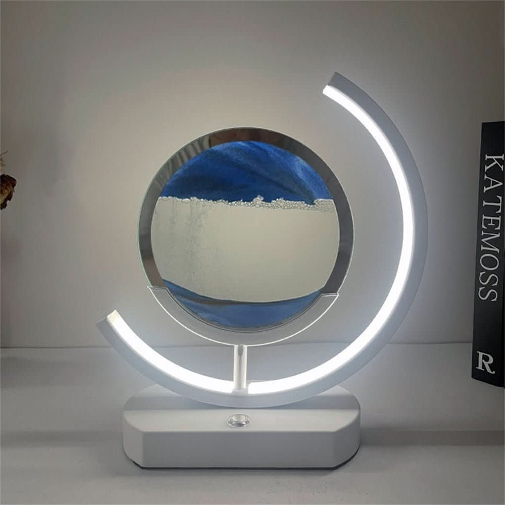 NovaGlow 3D LED Sandkunstlampe med USB-strøm for avslapningsentusiaster