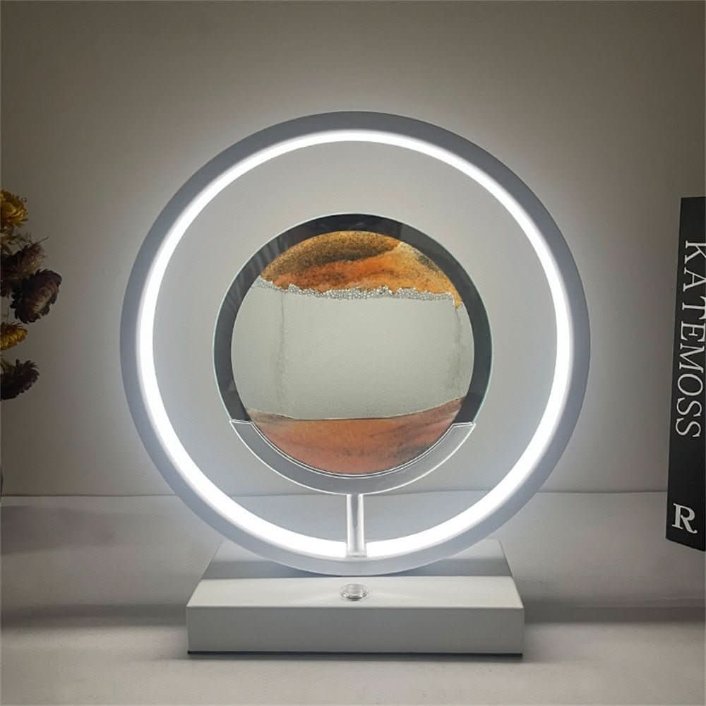 NovaGlow 3D LED Sandkunstlampe med USB-strøm for avslapningsentusiaster