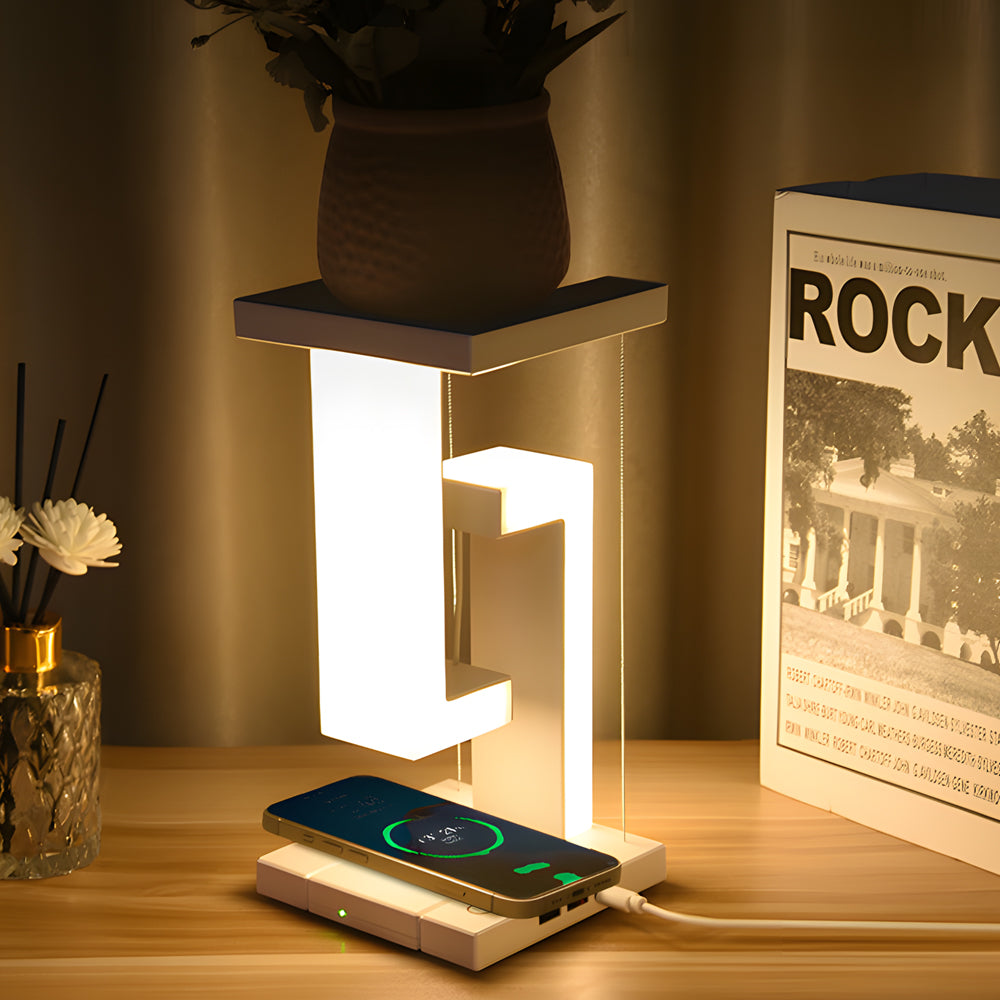 LumaNova LED Touch Desk Lamp With USB And Wireless Charging Orntli
