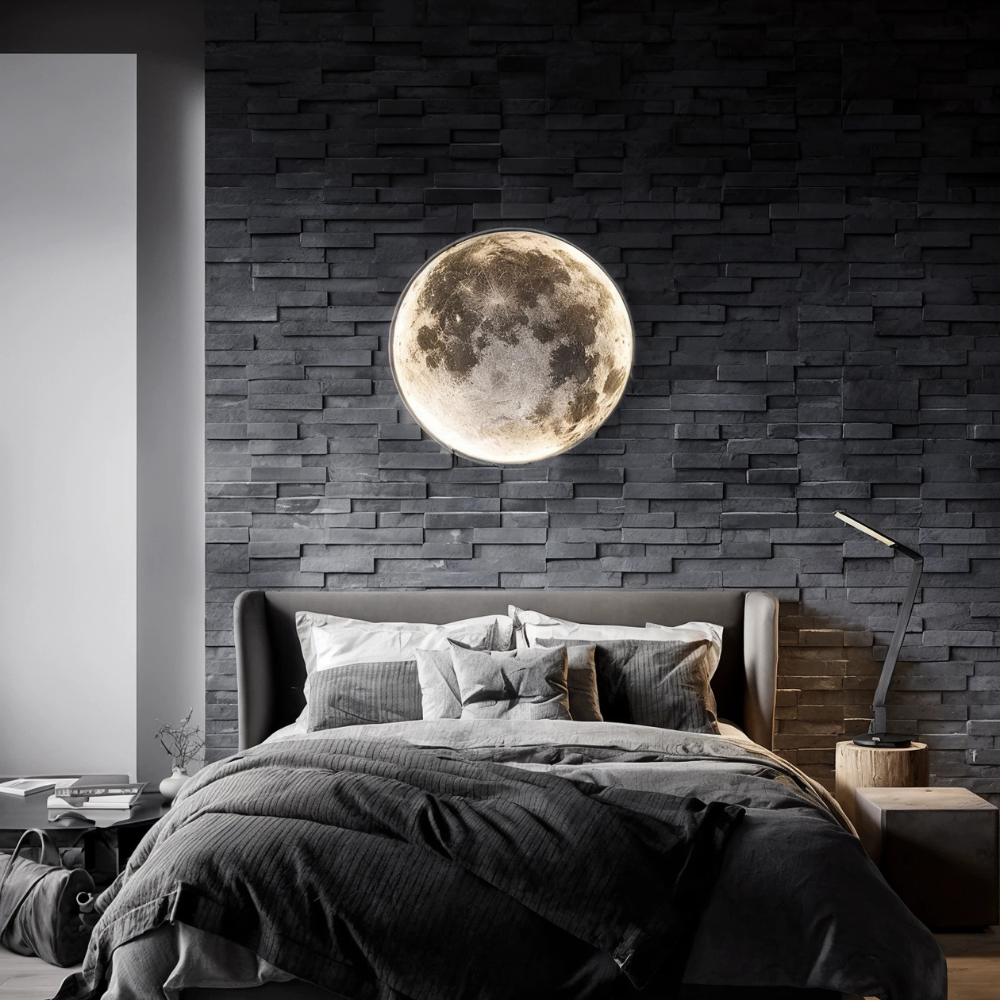 Lampe murale moderne et épurée Noctis Glow pour usage intérieur