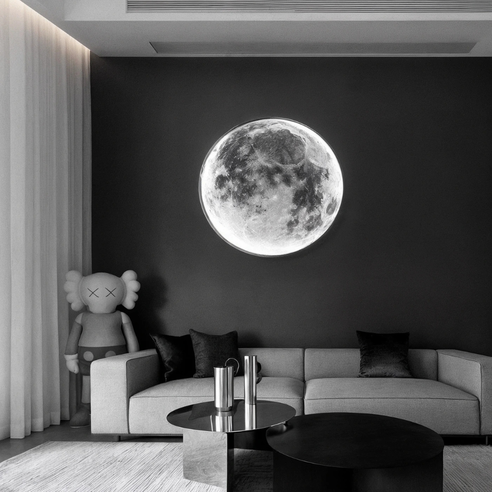 Lunara Moonlit Indendørs Væglampe i Flere Størrelser med LED Stemningslys