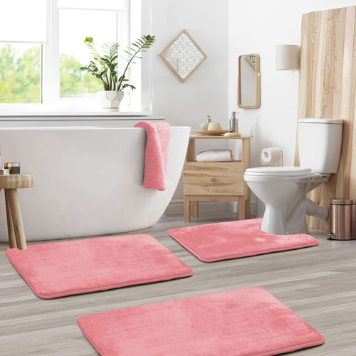 AeroNest Luxe Memory-Schaum-Badmatten-Set, 3-teilig, für Spa-Komfort zu Hause