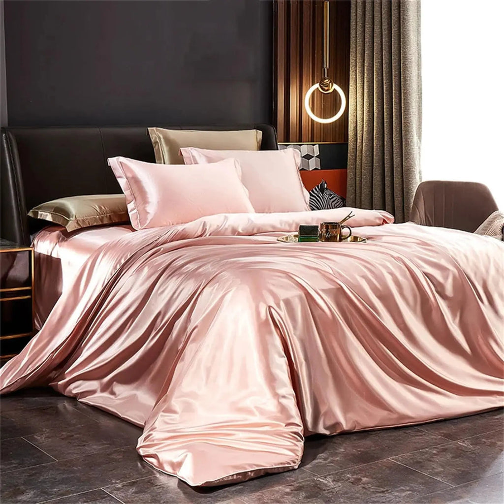 Luxury Mulberry Silk Bedding Set | 4-Piece Duvet Covers & Pillowcases for Ultimate Comfort 3