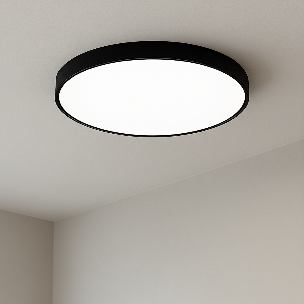 NovaLume Ultra-Thin Ceiling Flush Mount With Integrated Light Surface
