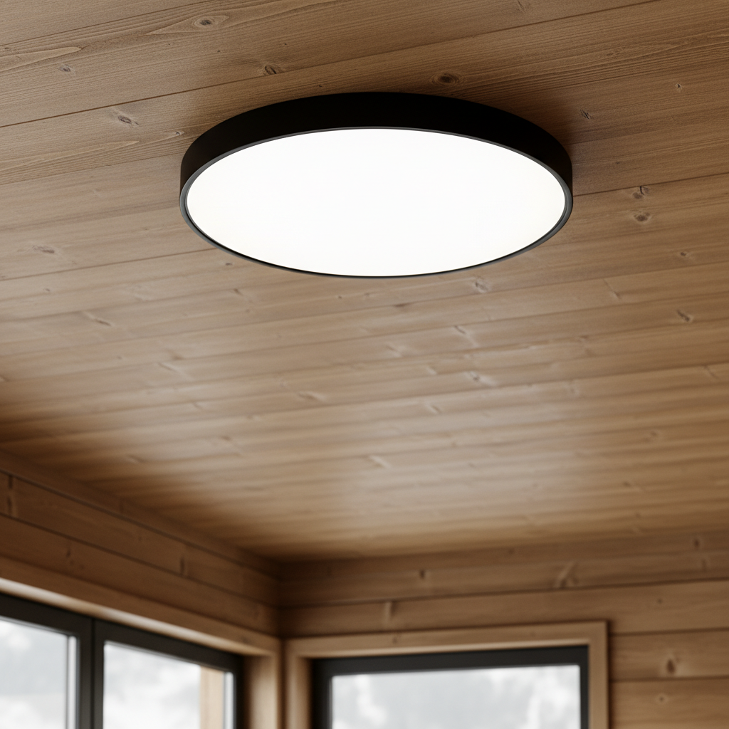 NovaLume Ultra-Thin Ceiling Flush Mount With Integrated Light Surface