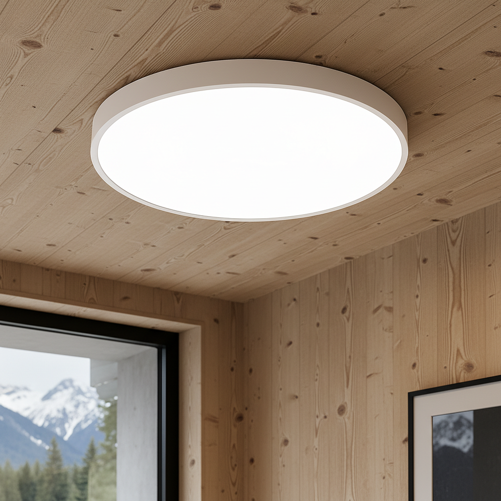 NovaLume Ultra-Thin Ceiling Flush Mount With Integrated Light Surface