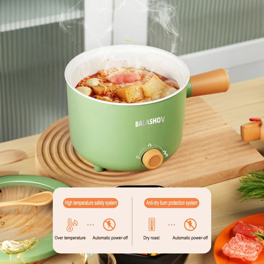 Kompakter elektrischer Antihaft-Reiskocher mit Mini-Hotpot, 110V/220V | Orntli
