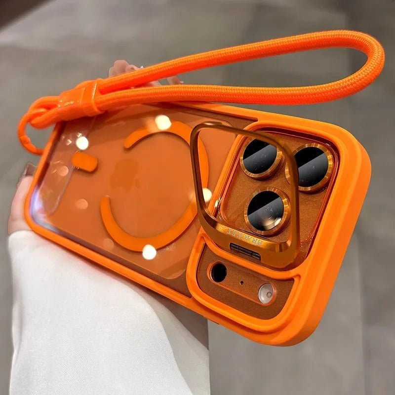 Pouzdro GuardGrip MagSafe pro iPhone s nárazuvzdorným rámem a popruhem na nošení