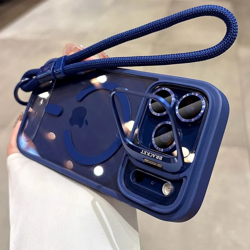 Pouzdro GuardGrip MagSafe pro iPhone s nárazuvzdorným rámem a popruhem na nošení