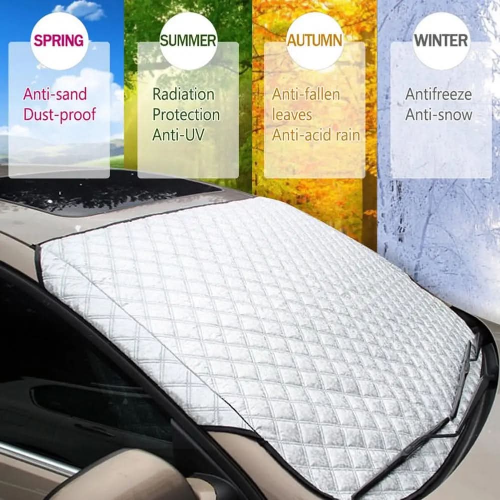 FrostGuard Magnetic Windshield Cover For Sedans, SUVs And Vans