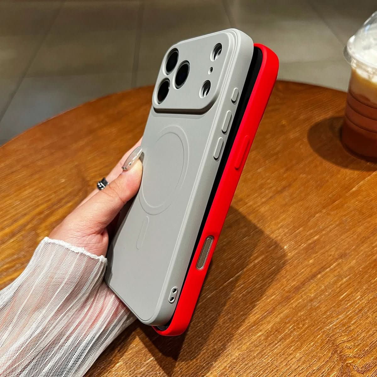 NovaGuard magnetický měkký silikonový obal pro iPhone 17 s bezpečným úchopem