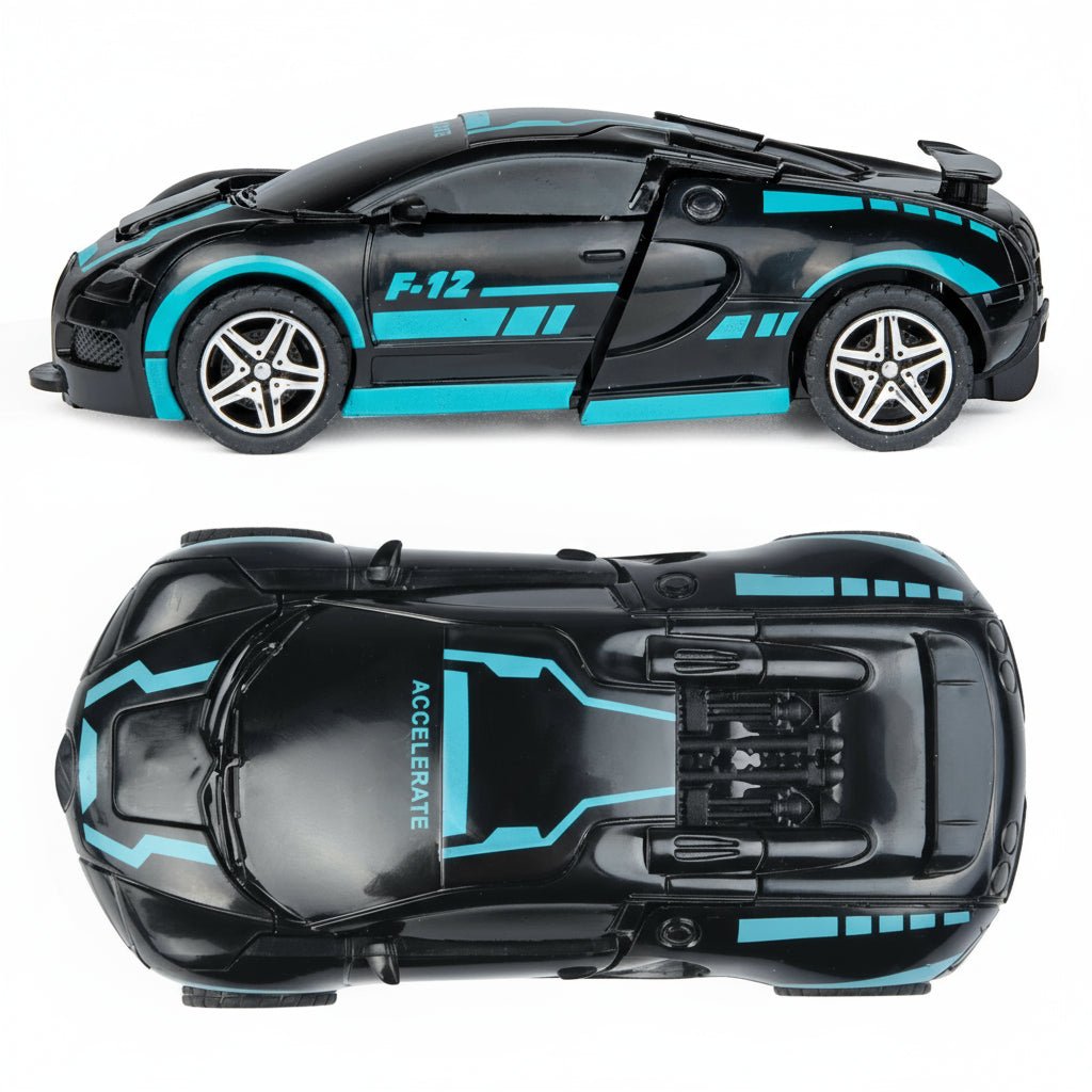 RoboNova Transformable Robot Sports Car For Kids 2 In 1 STEM Toy