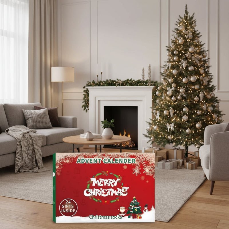Ponožky CozySteps 2025 adventní kalendář pro dospělé 24 dní vánočního tepla