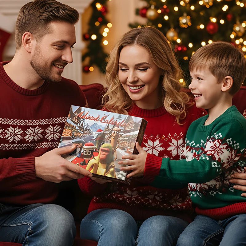 BrightPop 2025 Zábavný kalendář s dárky pro děti na 24 dní adventu Brainrot