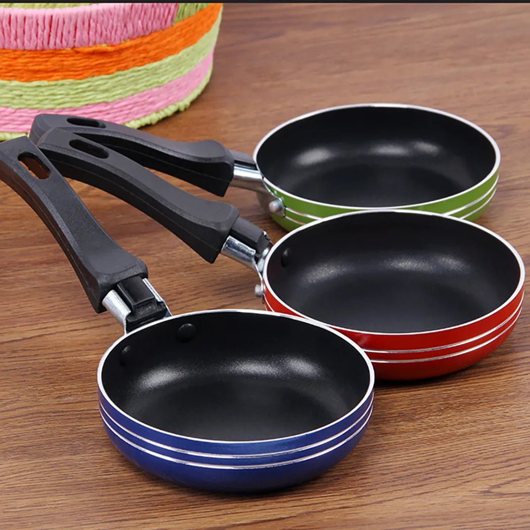LumaKitchen Nonstick mini stegepandesæt til sunde enkeltportioner