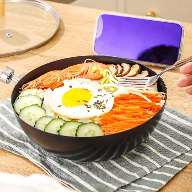 NovaSlice Mini Nonstick Stekepanne for Omeletter og Enkeltretter, Ideell for Små Kjøkken