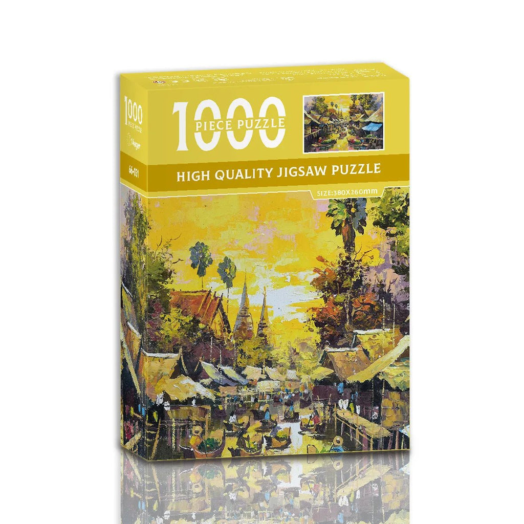 LumaCraft Van Gogh 1000 Piece Compact Puzzle For Art Lovers Vibrant Colors
