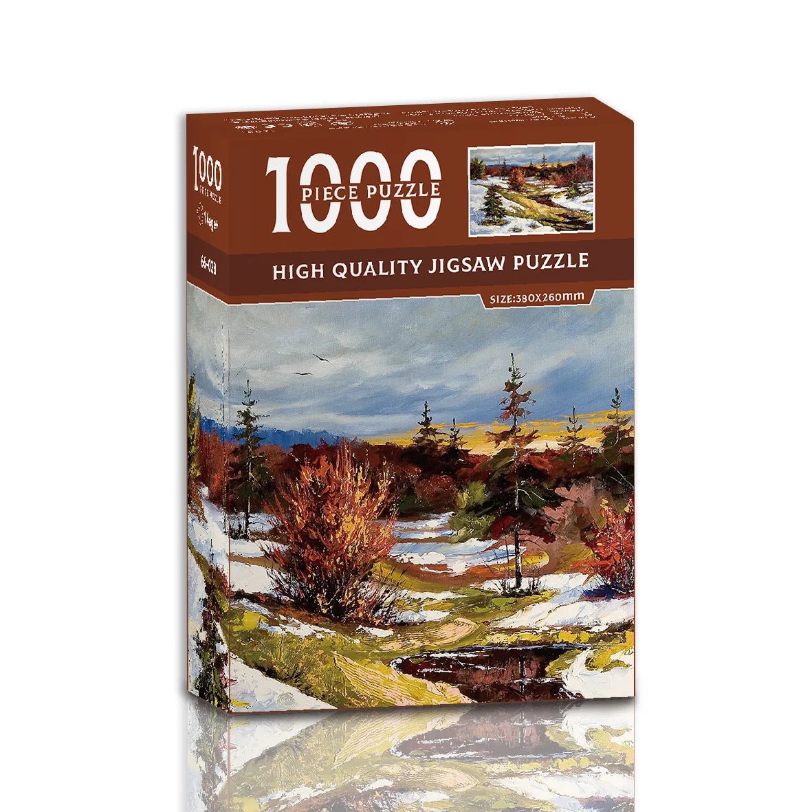 LumaCraft Van Gogh 1000 Piece Compact Puzzle For Art Lovers Vibrant Colors