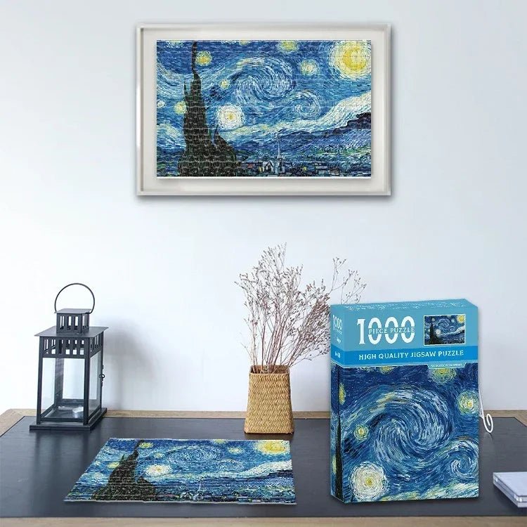 LumaCraft Van Gogh 1000 Piece Compact Puzzle For Art Lovers Vibrant Colors