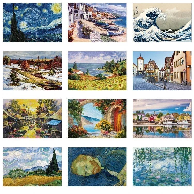 LumaCraft Van Gogh 1000 Piece Compact Puzzle For Art Lovers Vibrant Colors
