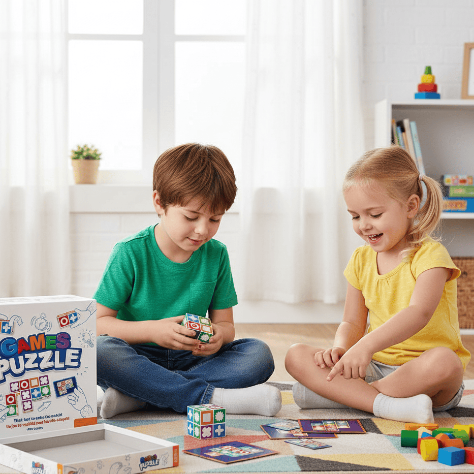 BrightMinds Tanulási Minta Kirakós Gyerekeknek – Fejleszti a Kognitív Készségeket