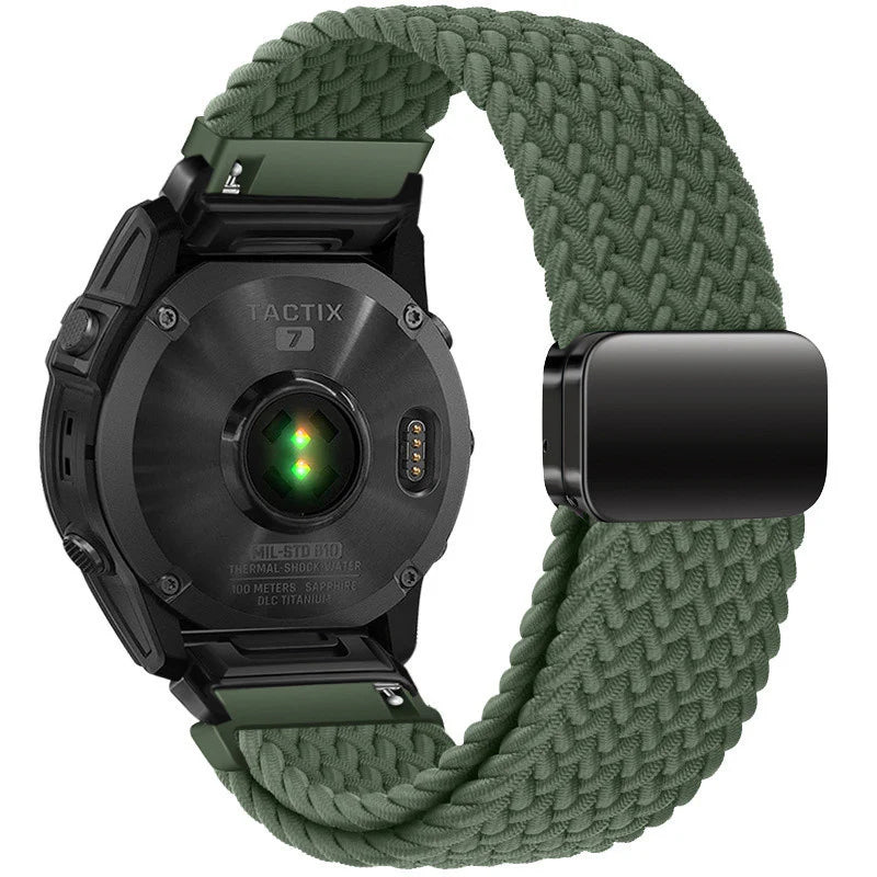 Nylonový řemínek Garmin QuickFit s magnetickou sponou, prémiově nastavitelný fit