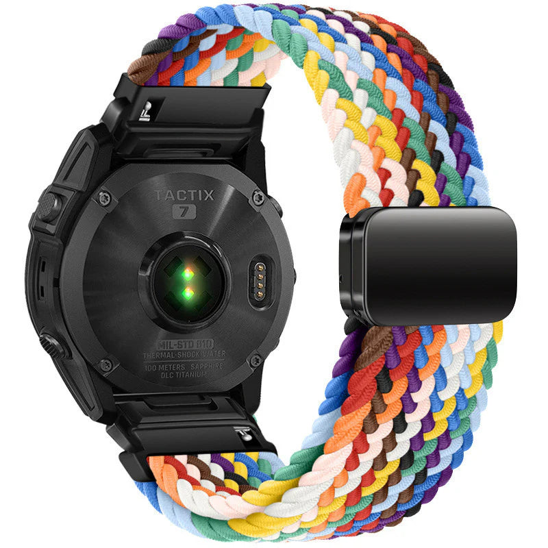 Nylonový řemínek Garmin QuickFit s magnetickou sponou, prémiově nastavitelný fit