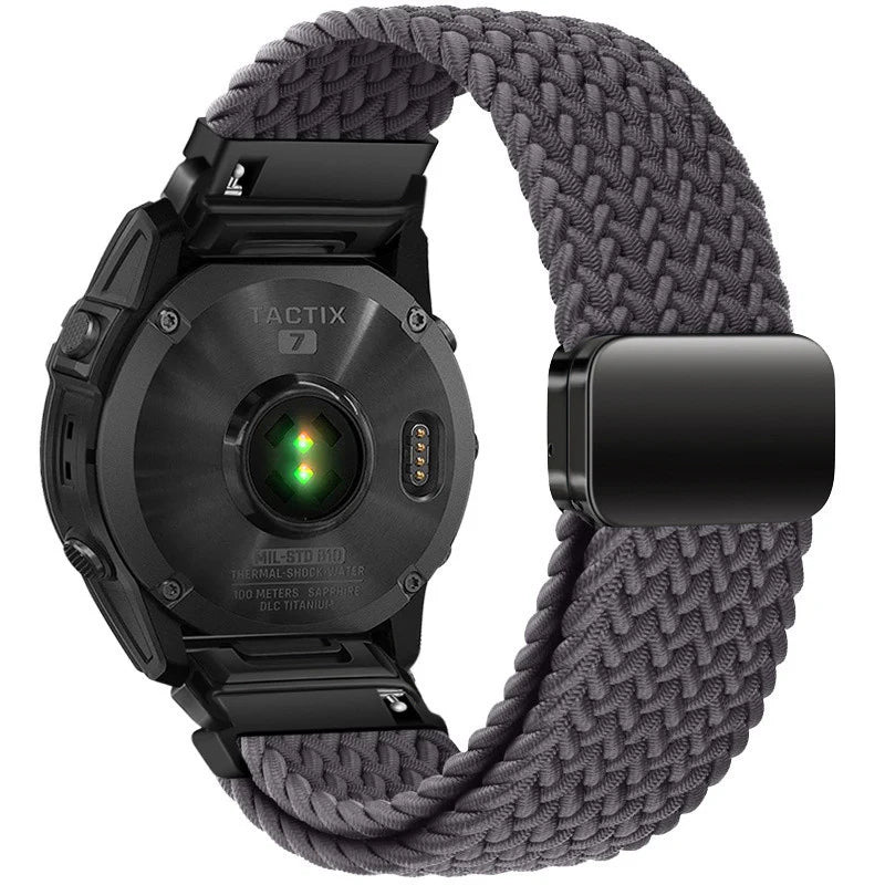 Nylonový řemínek Garmin QuickFit s magnetickou sponou, prémiově nastavitelný fit