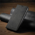 AeroGuard Magnetische Leder-Handyhülle mit optimalem iPhone-Schutz