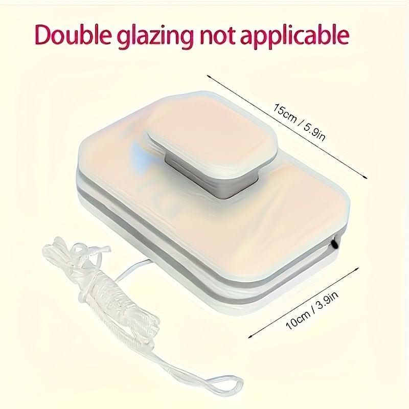 AeroClean Pro magnetisk vindusvasker for doble vinduer uten striper og stige