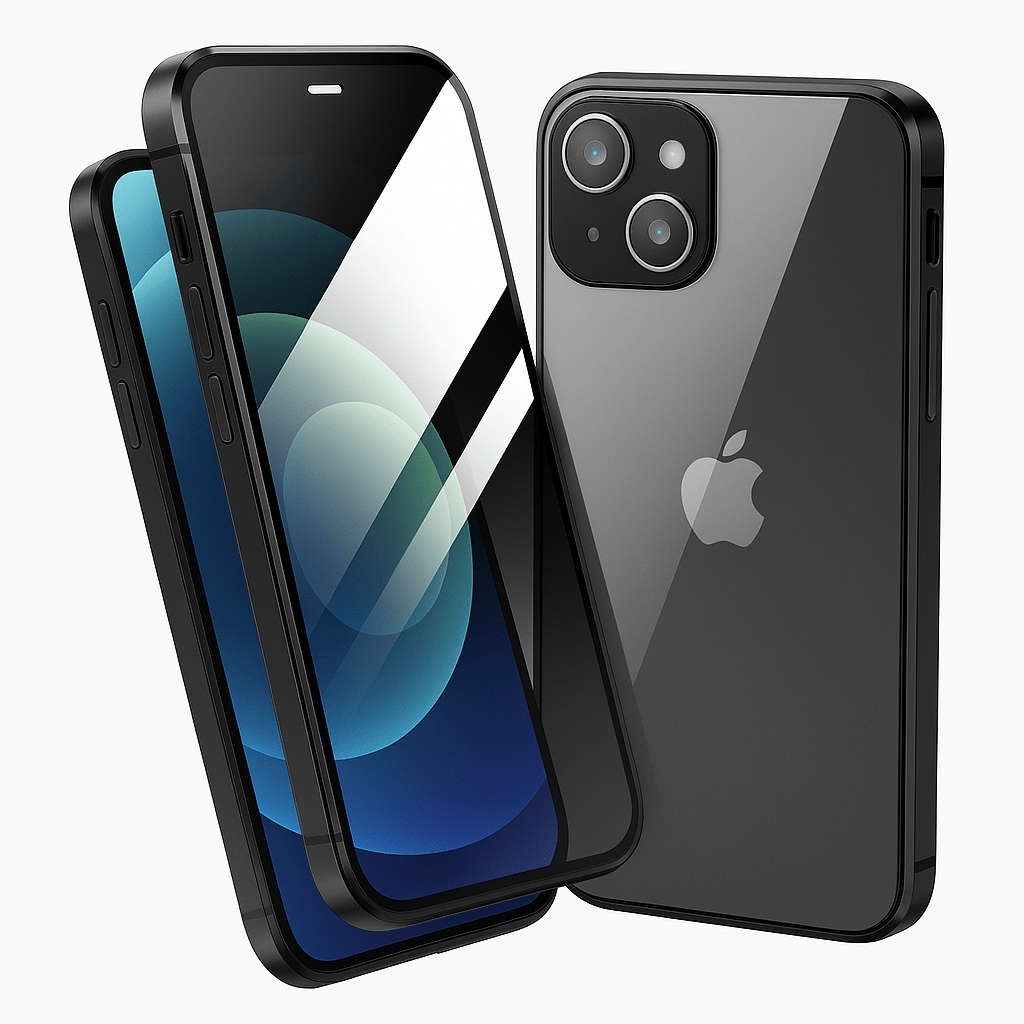 NovaGuard magnetisk privatlivscover til iPhone med skærmbeskytter til privatlivseksperter