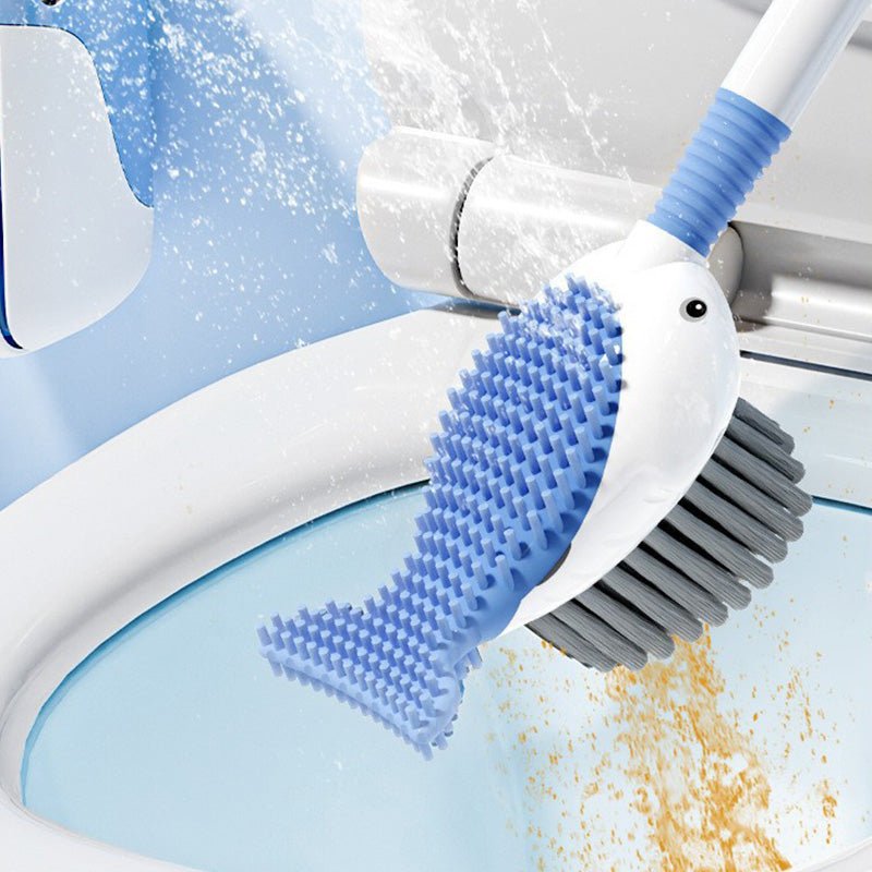Spinclean Wall Mounted Toilet Brush With Silicone Head 360 Degree