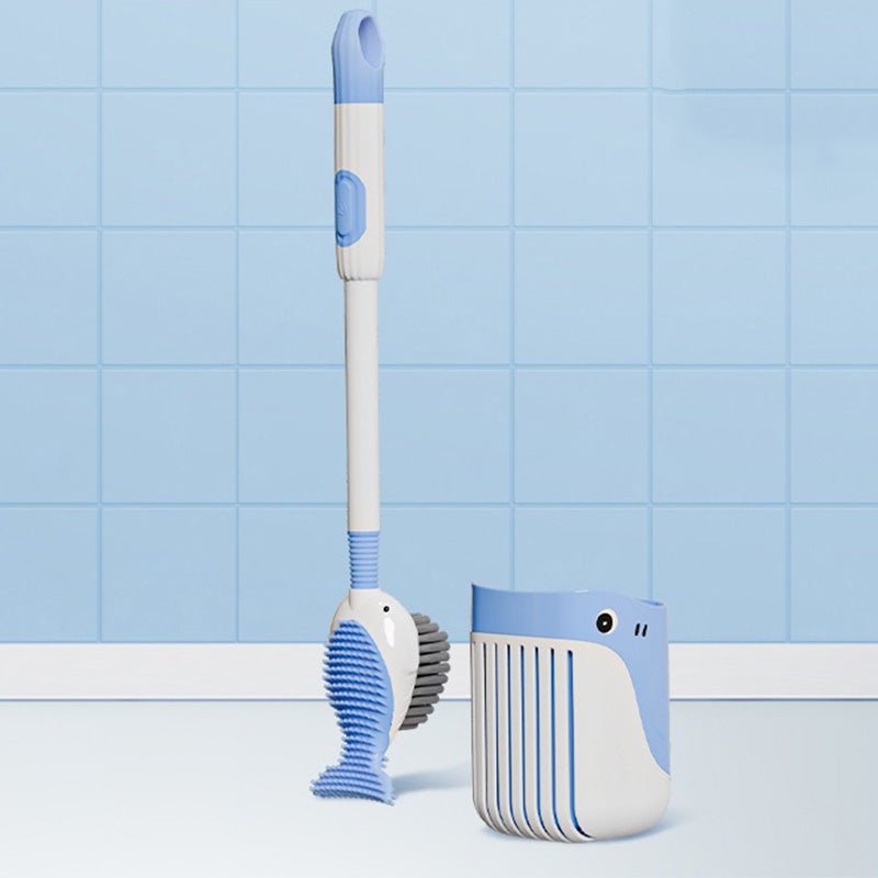 Spinclean Wall Mounted Toilet Brush With Silicone Head 360 Degree