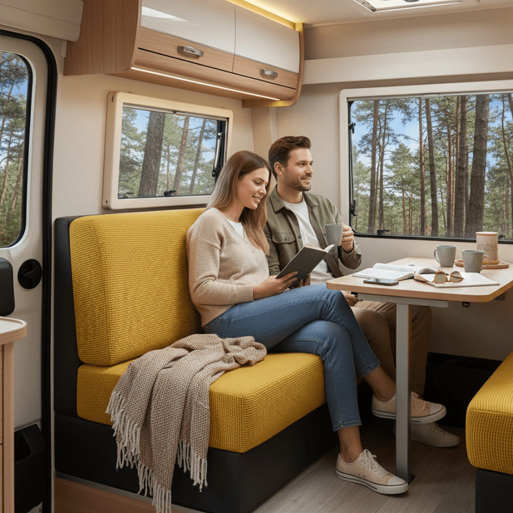 TrailGuard komplett setetrekk for bobiler og campingvogner beskytter polstringen