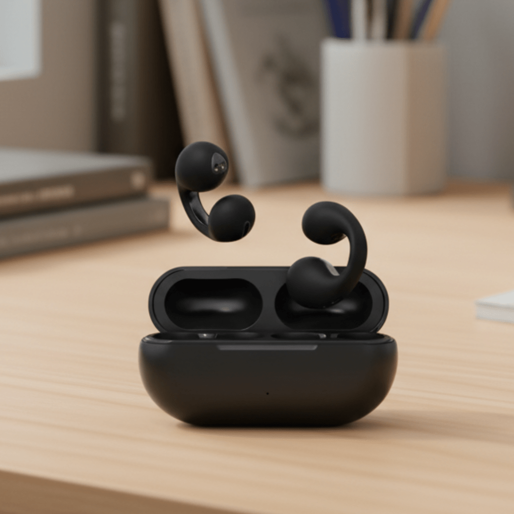 PulseWave Bone Conduction Earbuds Wireless For Active Lifestyles Crystal Clear Sound