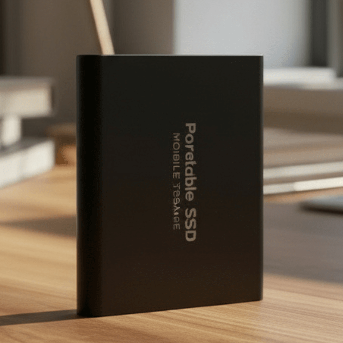 NovaVault Külső SSD 100GB USB-C USB 3.1 Nagy Sebességű Hordozható Meghajtó Profi Felhasználóknak