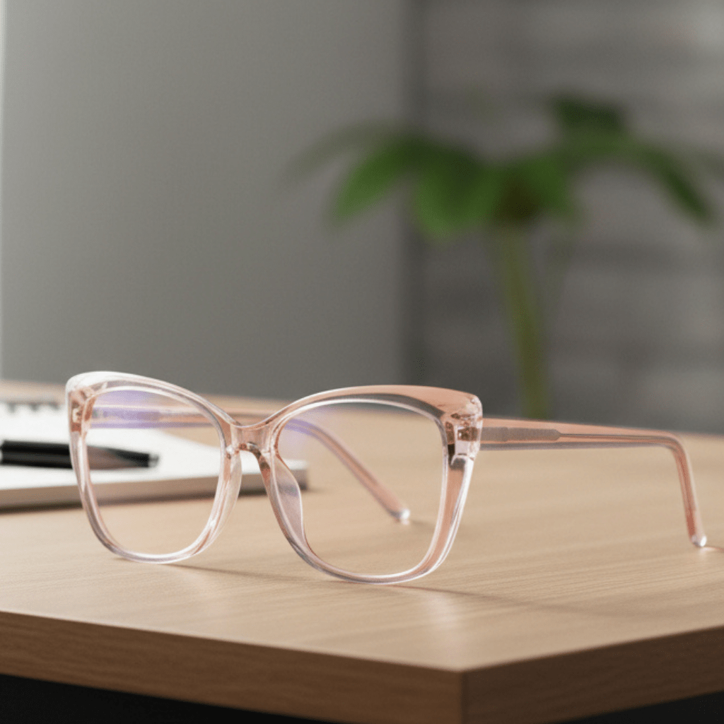 LumaFrame stilfulde blålysbriller til kvinder med styrkeglas