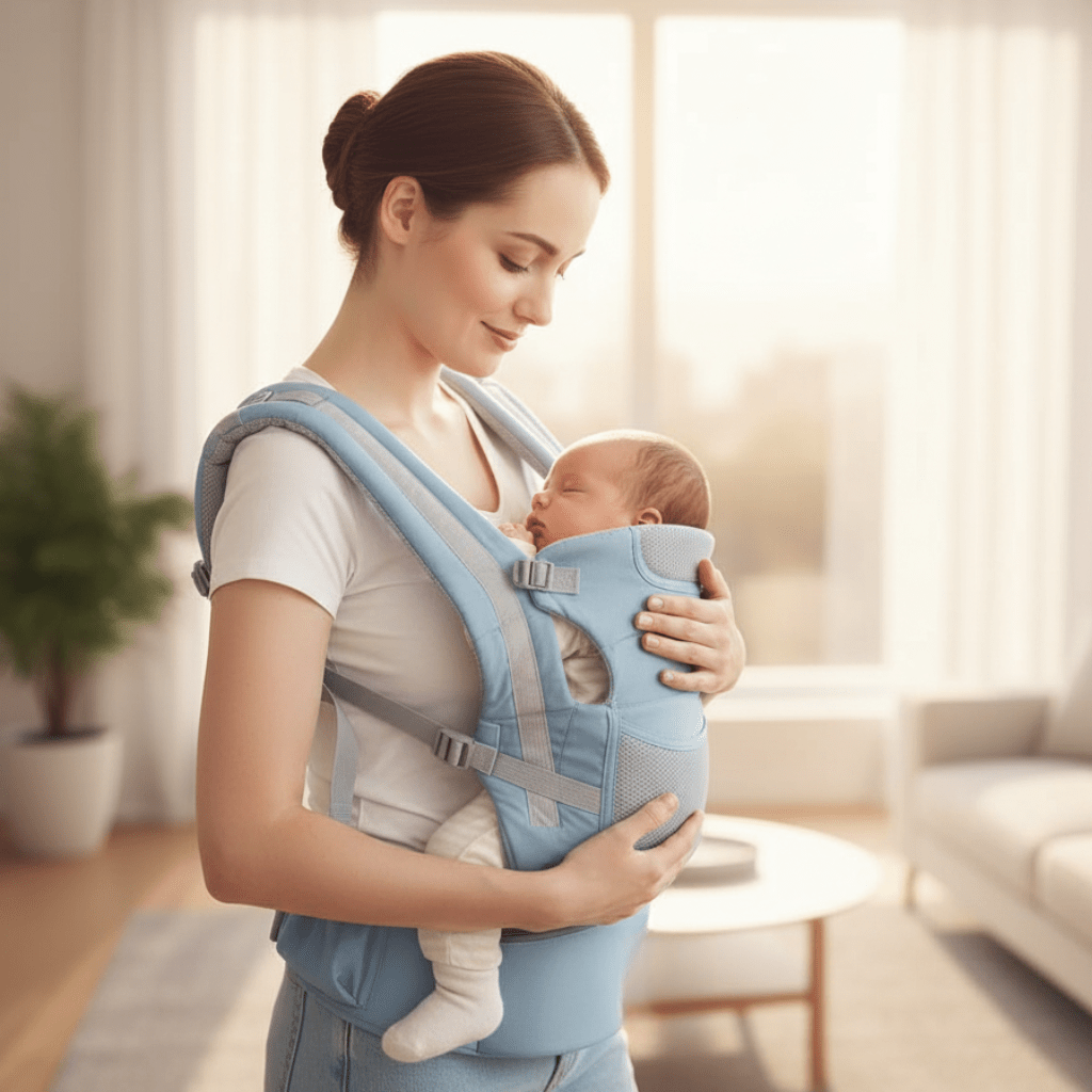 NestEase Babahordozó Végső Ergonomikus Kényelem Szülőknek Egészséges Hát