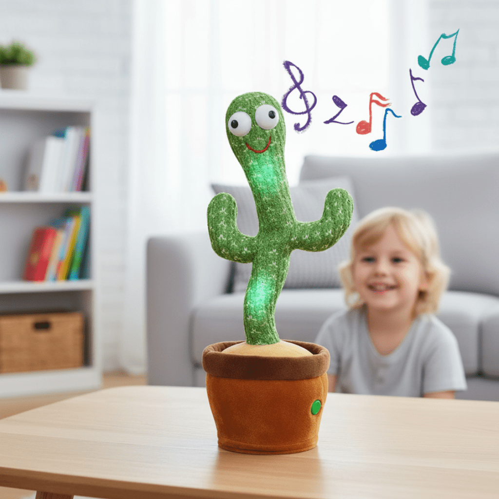 JoyLeaf Dancing Cactus Toy For Kids With Singing And Dancing Fun