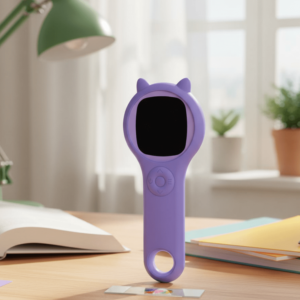 מיקרוסקופ KidoScope Micro לילדים עם צילום תמונות ווידאו עד 500x