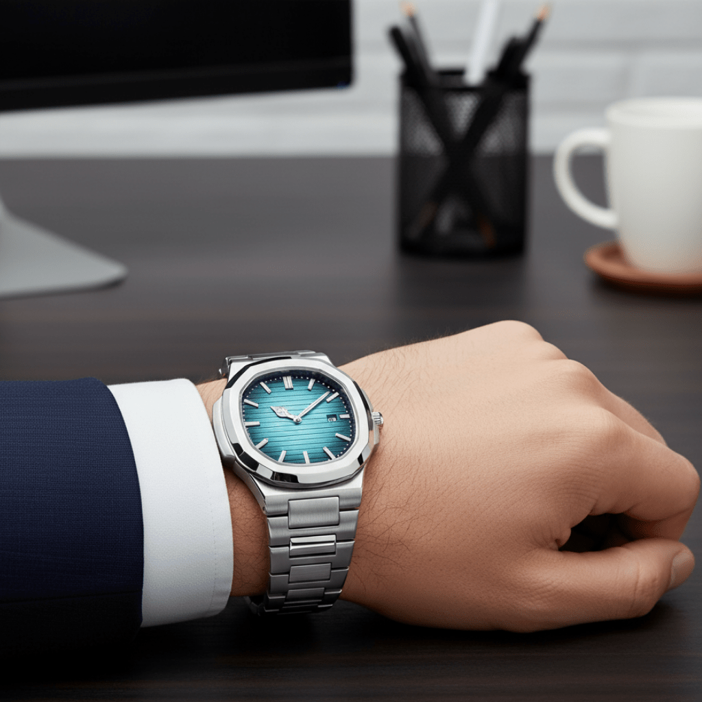 Orologio quadrato impermeabile Stoneforge Tactical per uomo, robusto orologio da esterno
