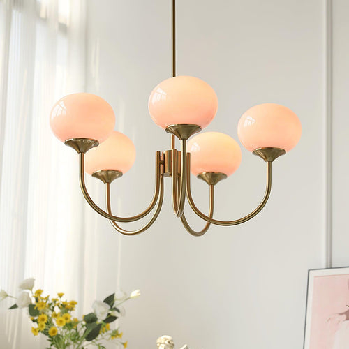 Aurielle Lustre moderne marshmallow pour intérieurs chaleureux