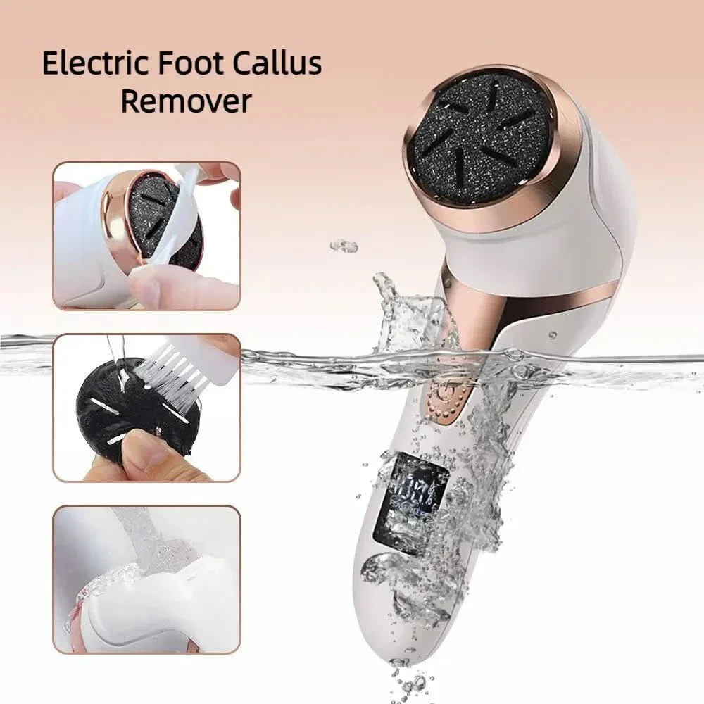 VitaSilk Éliminateur de Callosités Rechargeable Pour Pieds Doux Comme de la Soie Outil Spa à Domicile