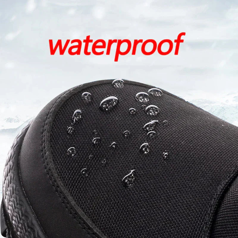 GlacierTrail Herren Winterstiefel Warm Wasserdicht für Draußen